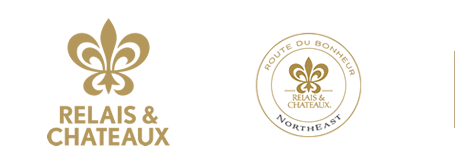 Relais & Chateaux logo, Route Du Bonheur, Northeast logo and image map