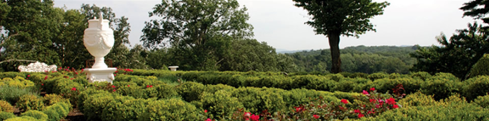 The gardens at Glenmere Mansion